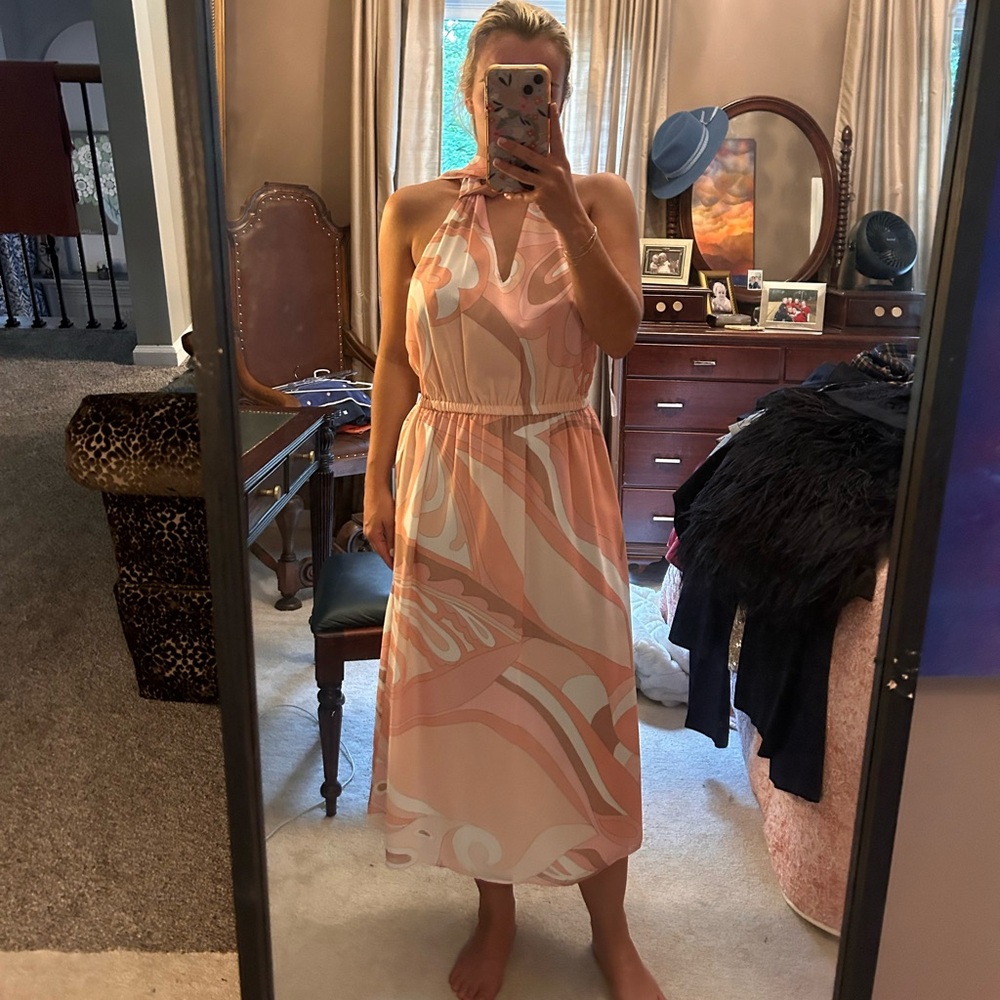 Pink Maxi Dress - Pattern